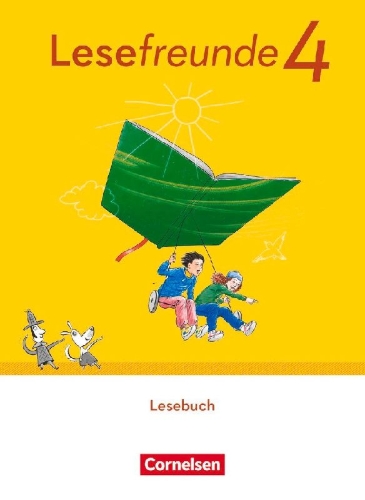 Buchcover und Innenansicht für das Buch: Lesefreunde 4. Schuljahr. Lesebuch - Mit Lernentwicklungsheft, Lesekarte und BuchTaucher-App - Östliche Bundesländer und Berlin
