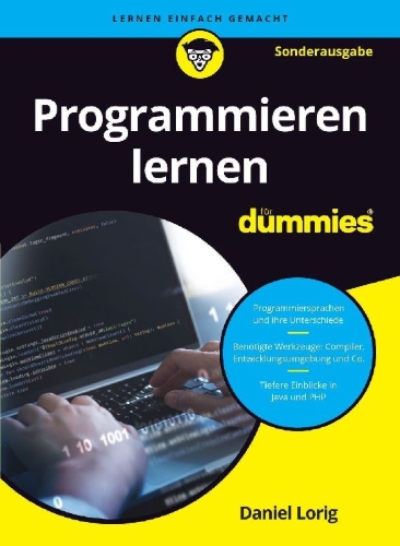 Buchcover und Innenansicht für das Buch: Programmieren lernen für Dummies