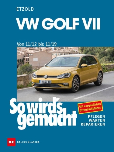 Buchcover und Innenansicht für das Buch: VW Golf VII ab 11/12