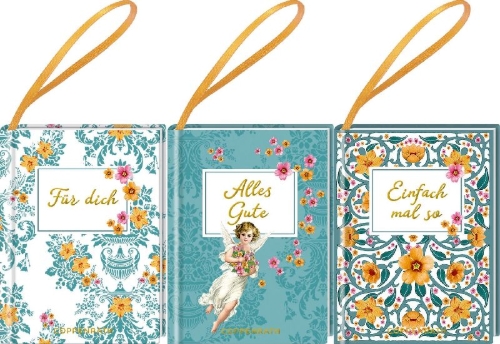 Buchcover und Innenansicht für das Buch: Kleine Anhänger-Bücher: Edition Barbara Behr