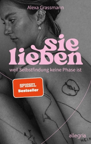Buchcover und Innenansicht für das Buch: sie lieben