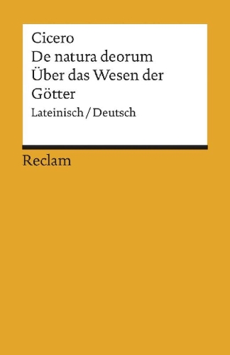 Buchcover und Innenansicht für das Buch: De natura deorum / Über das Wesen der Götter