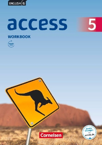 Buchcover und Innenansicht für das Buch: English G Access  Band 5: 9. Schuljahr - Allgemeine Ausgabe - Workbook mit Audios online