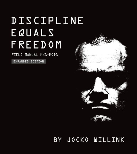 Buchcover und Innenansicht für das Buch: Discipline Equals Freedom: Field Manual MK1- MOD1