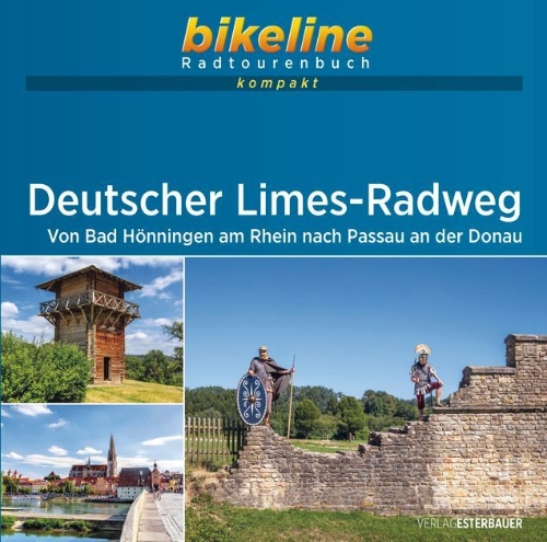 Buchcover und Innenansicht für das Buch: Deutscher Limes-Radweg
