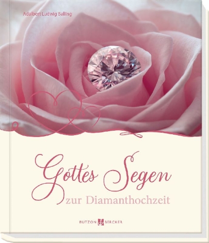 Buchcover und Innenansicht für das Buch: Gottes Segen zur Diamanthochzeit
