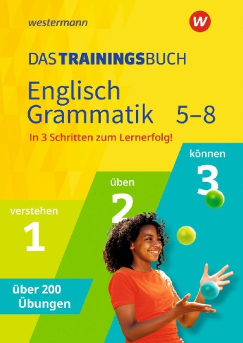 Buchcover und Innenansicht für das Buch: Das Trainingsbuch. Englisch Grammatik 5-8