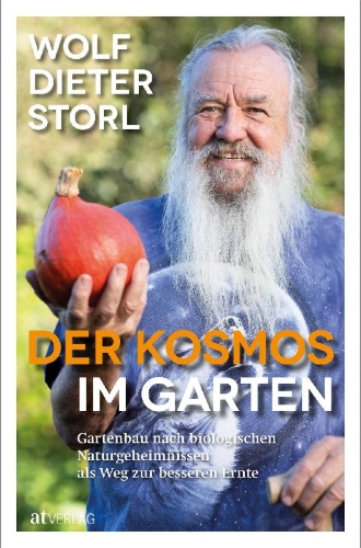 Buchcover und Innenansicht für das Buch: Der Kosmos im Garten