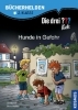 Buchcover und Innenansicht für das Buch: Die drei ??? Kids, Bücherhelden 2. Klasse, Hunde in Gefahr