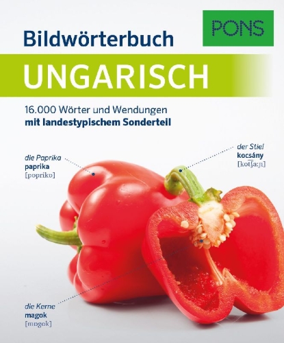 Buchcover und Innenansicht für das Buch: PONS Bildwörterbuch Ungarisch