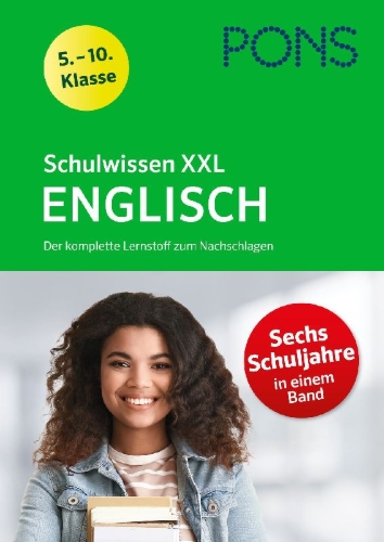 Buchcover und Innenansicht für das Buch: PONS Schulwissen XXL Englisch 5.-10. Klasse