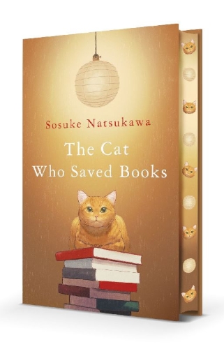Buchcover und Innenansicht für das Buch: The Cat Who Saved Books