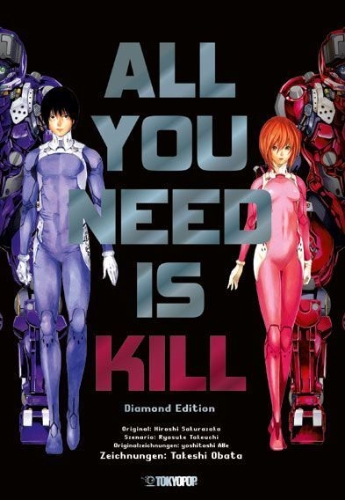 Buchcover und Innenansicht für das Buch: All You Need is Kill - Diamond Edition
