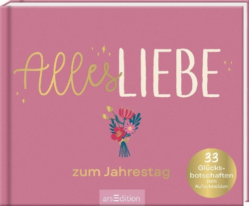 Buchcover und Innenansicht für das Buch: Alles Liebe zum Jahrestag