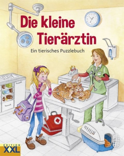Buchcover und Innenansicht für das Buch: Die kleine Tierärztin