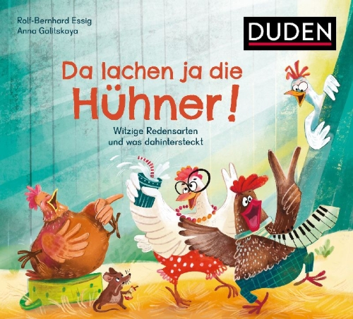 Buchcover und Innenansicht für das Buch: Da lachen ja die Hühner!