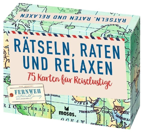 Buchcover und Innenansicht für das Buch: Rätsel, Raten und Relaxen