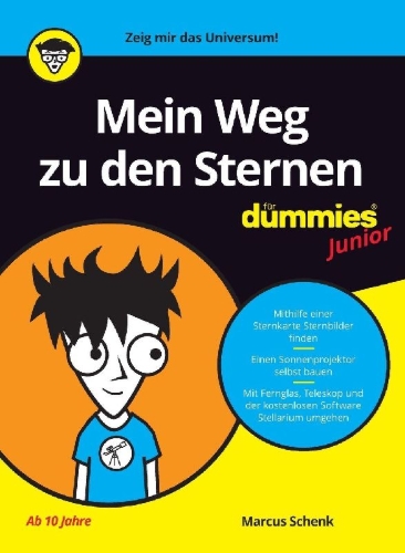 Buchcover und Innenansicht für das Buch: Mein Weg zu den Sternen für Dummies Junior