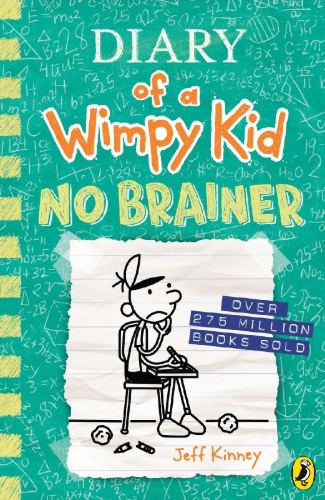 Buchcover und Innenansicht für das Buch: Diary of a Wimpy Kid 18: No Brainer