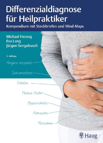 Buchcover und Innenansicht für das Buch: Differenzialdiagnose für Heilpraktiker