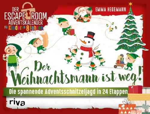 Buchcover und Innenansicht für das Buch: Der Weihnachtsmann ist weg!