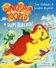 Buchcover und Innenansicht für das Buch: The Dinosaur that Pooped a Superhero
