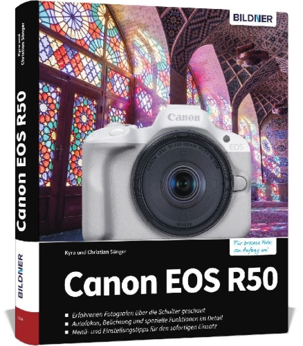 Buchcover und Innenansicht für das Buch: Canon EOS R50