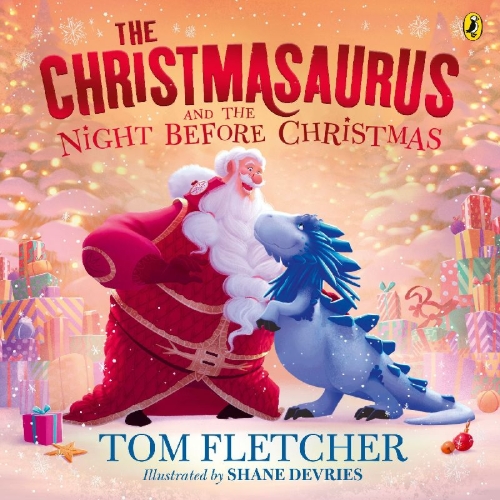 Buchcover und Innenansicht für das Buch: The Christmasaurus and the Night Before Christmas