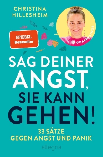 Buchcover und Innenansicht für das Buch: Sag deiner Angst, sie kann gehen!