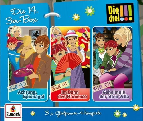 Buchcover und Innenansicht für das Buch: Die drei !!! 3er Box 14 - Folgen 40-42