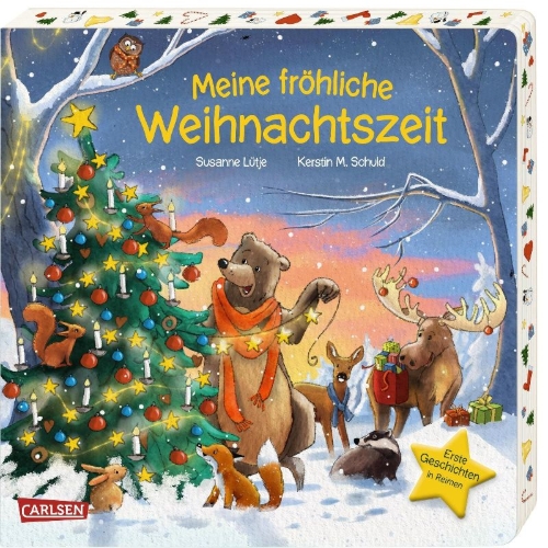 Buchcover und Innenansicht für das Buch: Meine fröhliche Weihnachtszeit