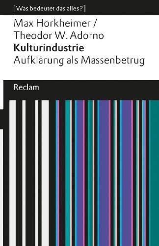 Buchcover und Innenansicht für das Buch: Kulturindustrie