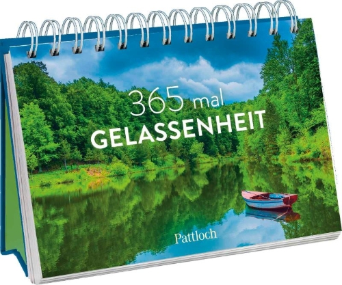 Buchcover und Innenansicht für das Buch: 365 mal Gelassenheit