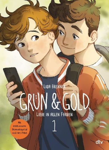 Buchcover und Innenansicht für das Buch: Grün & Gold - Liebe in allen Farben 1