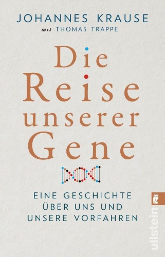 Buchcover und Innenansicht für das Buch: Die Reise unserer Gene