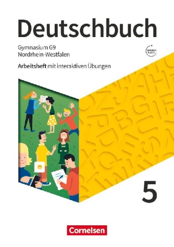 Buchcover und Innenansicht für das Buch: Deutschbuch Gymnasium 5. Schuljahr - Nordrhein-Westfalen - Neue Ausgabe - Arbeitsheft mit interaktiven Übungen auf scook.de