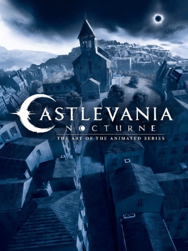 Buchcover und Innenansicht für das Buch: Castlevania: Nocturne--The Art of the Animated Series