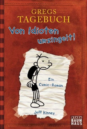 Buchcover und Innenansicht für das Buch: Diary of a Wimpy Kid