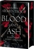 Buchcover und Innenansicht für das Buch: Blood and Ash - Liebe kennt keine Grenzen