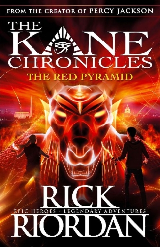 Buchcover und Innenansicht für das Buch: The Kane Chronicles 01. The Red Pyramid