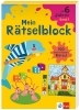 Buchcover und Innenansicht für das Buch: Klett Mein Rätselblock ab 6 Jahren Band 1