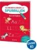 Buchcover und Innenansicht für das Buch: Schreiben lernen mit Spurrillen - Buchstaben