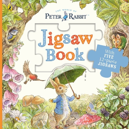 Buchcover und Innenansicht für das Buch: Peter Rabbit Jigsaw Book