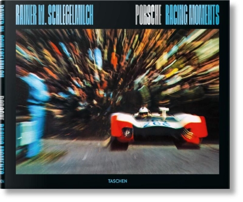 Buchcover und Innenansicht für das Buch: Rainer W. Schlegelmilch. Porsche Racing Moments