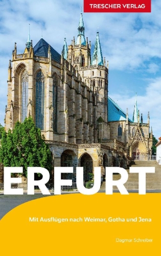 Buchcover und Innenansicht für das Buch: TRESCHER Reiseführer Erfurt