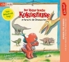 Buchcover und Innenansicht für das Buch: Alles klar! Der kleine Drache Kokosnuss erforscht... Die Dinosaurier