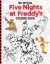 Buchcover und Innenansicht für das Buch: Five Nights at Freddy's: 5NAF Coloring Book