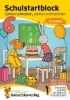 Buchcover und Innenansicht für das Buch: Schulstart-Block ab 6 Jahre - Zahlen schreiben, zählen und rechnen