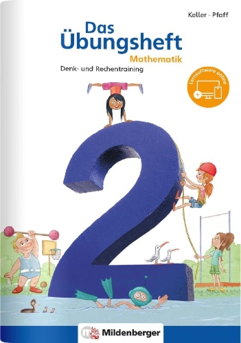 Buchcover und Innenansicht für das Buch: Das Übungsheft Mathematik 2