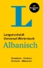 Buchcover und Innenansicht für das Buch: Langenscheidt Universal-Wörterbuch Albanisch